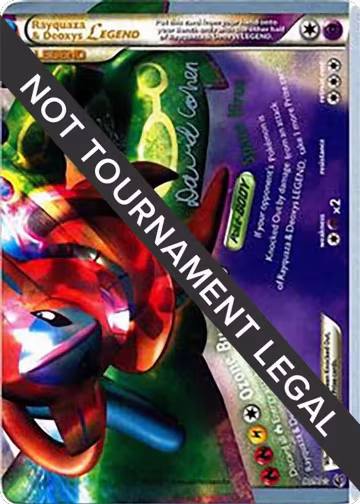 Rayquaza & Deoxys Legend (90) - 2011 (David Cohen) (90/90), World Championship Decks — Pokémon card price