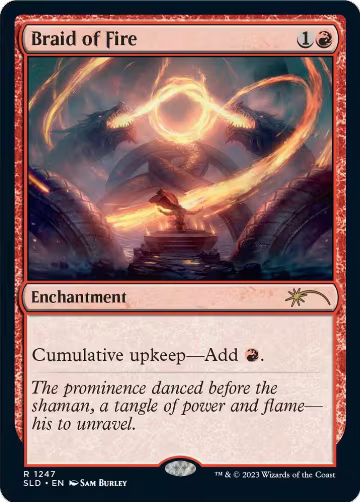 Braid of Fire (1247) (1247), Secret Lair Drop Series — Magic card price