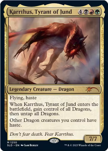 Karrthus, Tyrant of Jund (1250), Secret Lair Drop Series — Magic card price
