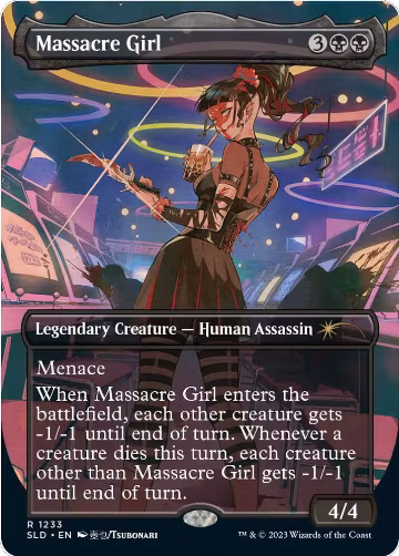 Massacre Girl (1233), Secret Lair Drop Series — Magic card price