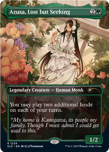 Azusa, Lost but Seeking (1234), Secret Lair Drop Series — Magic card price