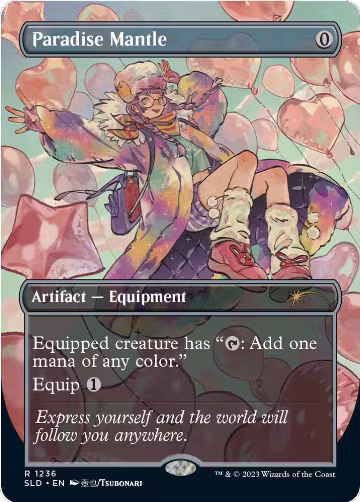 Paradise Mantle (1236), Secret Lair Drop Series — Magic card price