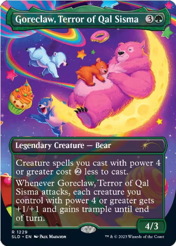 Goreclaw, Terror of Qal Sisma (1229), Secret Lair Drop Series — Magic card price