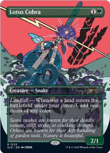 Lotus Cobra (1223), Secret Lair Drop Series — Magic card price