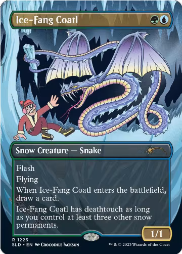 Ice-Fang Coatl (1225) (1225), Secret Lair Drop Series — Magic card price