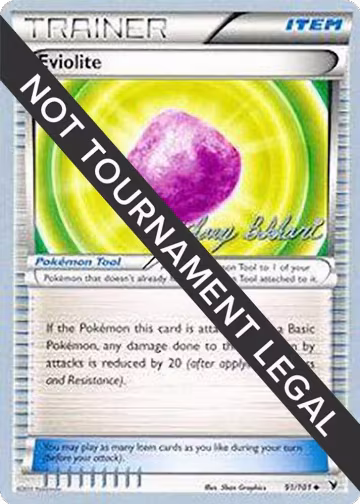 Eviolite - 2012 (Zachary Bokhari) (91/101), World Championship Decks — Pokémon card price