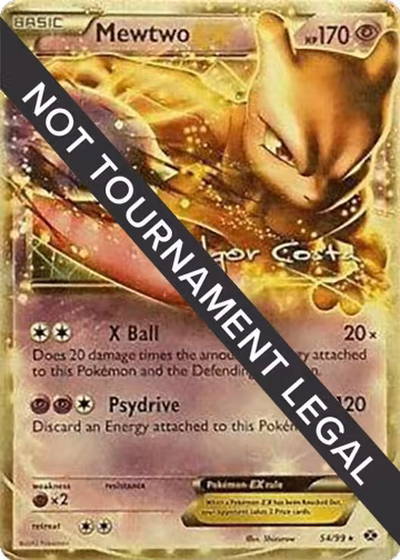 Mewtwo EX - 2012 (Igor Costa) (54/99), World Championship Decks — Pokémon card price