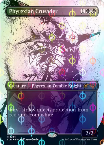 Phyrexian Crusader (Step-and-Compleat Foil) (1214), Secret Lair Drop Series — Magic card price