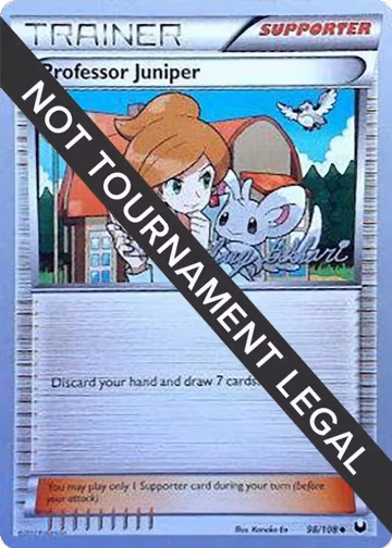 Professor Juniper - 2012 (Zachary Bokhari) (98/108), World Championship Decks — Pokémon card price