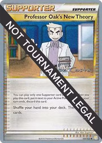 Professor Oak's New Theory - 2012 (Igor Costa) (101/123), World Championship Decks — Pokémon card price