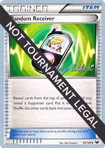 Random Receiver - 2012 (Zachary Bokhari) (99/108), World Championship Decks — Pokémon card price