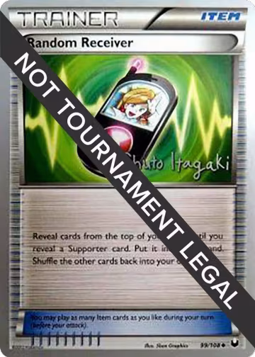 Random Receiver - 2012 (Shuto Itagaki) (99/108), World Championship Decks — Pokémon card price