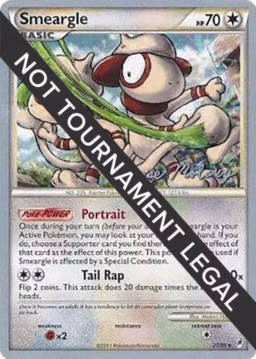 Smeargle - 2012 (Chase Moloney) (21/95), World Championship Decks — Pokémon card price