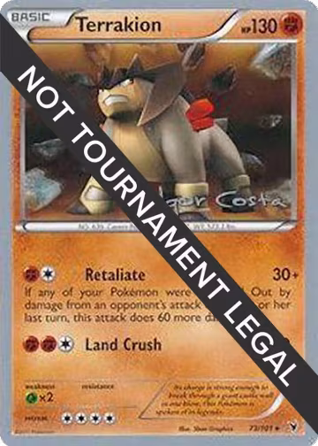 Terrakion - 2012 (Igor Costa) (73/101), World Championship Decks — Pokémon card price