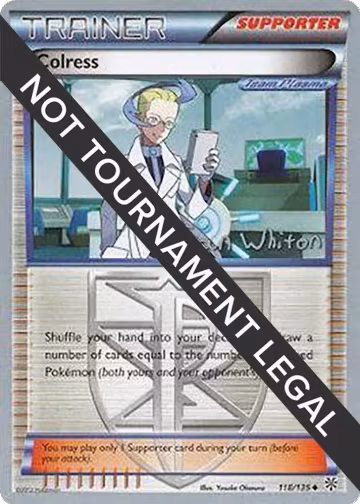 Colress - 2013 (Ian Whiton) (118/135), World Championship Decks — Pokémon card price