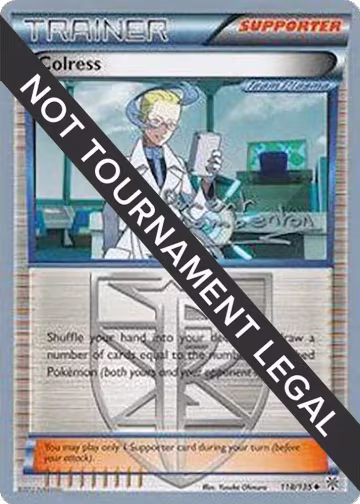 Colress - 2013 (Clement Lamberton) (118/135), World Championship Decks — Pokémon card price
