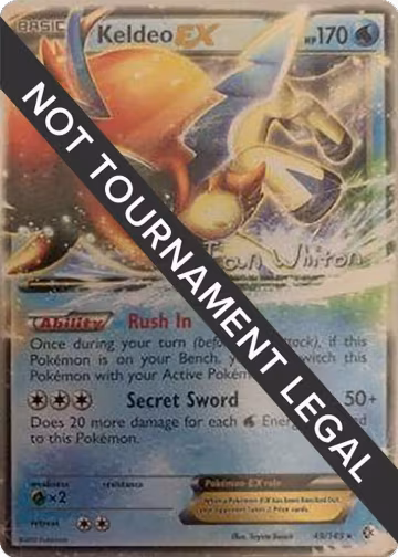 Keldeo EX - 2013 (Ian Whiton) (49/149), World Championship Decks — Pokémon card price