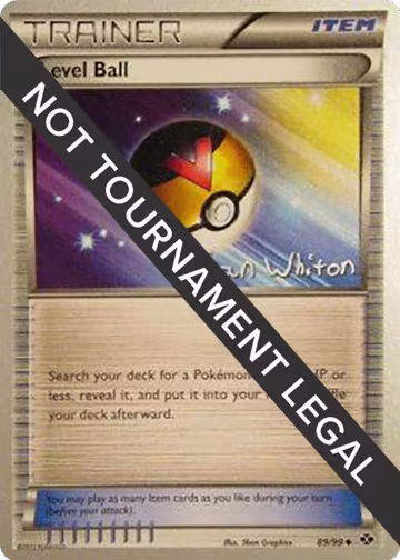 Level Ball - 2013 (Ian Whiton) (89/99), World Championship Decks — Pokémon card price