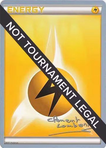 Lightning Energy - 2013 (Clement Lamberton), World Championship Decks — Pokémon card price