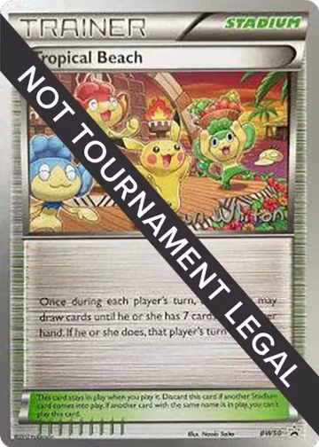 Tropical Beach - 2013 (Ian Whiton) (BW50), World Championship Decks — Pokémon card price