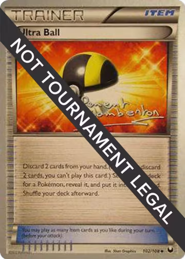Ultra Ball - 2013 (Clement Lamberton) (102/108), World Championship Decks — Pokémon card price