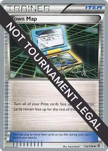 Town Map - 2014 (Trent Orndorff) (136/149), World Championship Decks — Pokémon card price