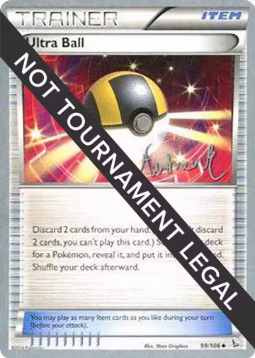 Ultra Ball - 2014 (Andrew Estrada) (99/108), World Championship Decks — Pokémon card price