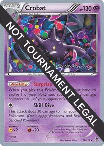 Crobat - 2015 (Patrick Martinez) (33/119), World Championship Decks — Pokémon card price