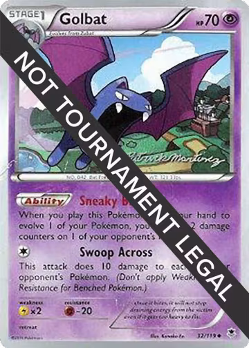 Golbat - 2015 (Patrick Martinez) (32/119), World Championship Decks — Pokémon card price