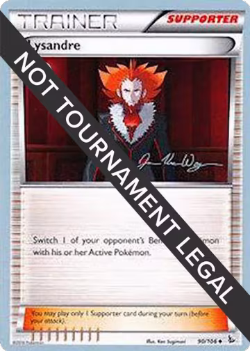 Lysandre - 2015 (Jacob Van Wagner) (90/106), World Championship Decks — Pokémon card price
