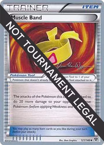 Muscle Band - 2015 (Jacob Van Wagner) (121/146), World Championship Decks — Pokémon card price