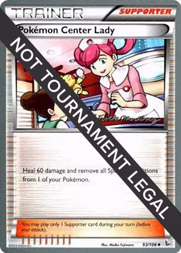 Pokemon Center Lady - 2015 (Patrick Martinez) (93/106), World Championship Decks — Pokémon card price