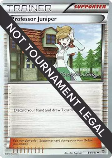 Professor Juniper - 2015 (Patrick Martinez) (84/101), World Championship Decks — Pokémon card price