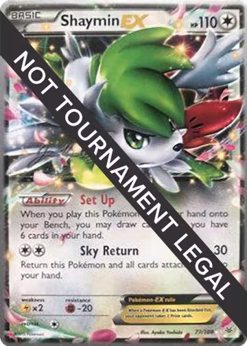 Shaymin EX - 2015 (Jacob Van Wagner) (77/108), World Championship Decks — Pokémon card price