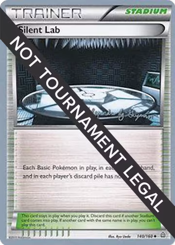 Silent Lab - 2015 (Alejandro Ng-Guzman) (140/160), World Championship Decks — Pokémon card price