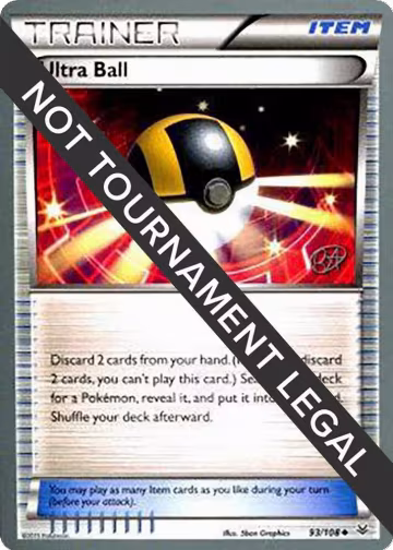 Ultra Ball - 2015 (Rowan Stavenow) (93/108), World Championship Decks — Pokémon card price