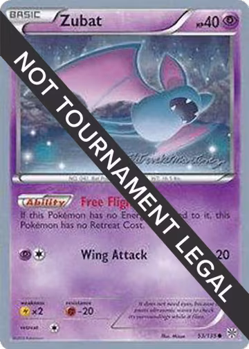 Zubat - 2015 (Patrick Martinez) (53/135), World Championship Decks — Pokémon card price