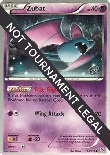 Zubat - 2015 (Rowan Stavenow) (53/135), World Championship Decks — Pokémon card price