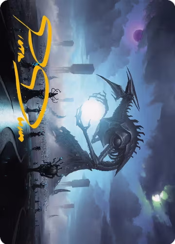 Blue Sun's Twilight Art Card (Gold-Stamped Signature) (13), Art Series: Phyrexia: All Will Be One — Magic card price