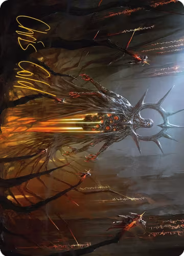 Solphim, Mayhem Dominus Art Card (Gold-Stamped Signature) (35), Art Series: Phyrexia: All Will Be One — Magic card price