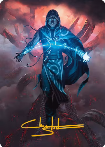 Jace, the Perfected Mind Art Card (15/81) (Gold-Stamped Signature) (15), Art Series: Phyrexia: All Will Be One — Magic card price