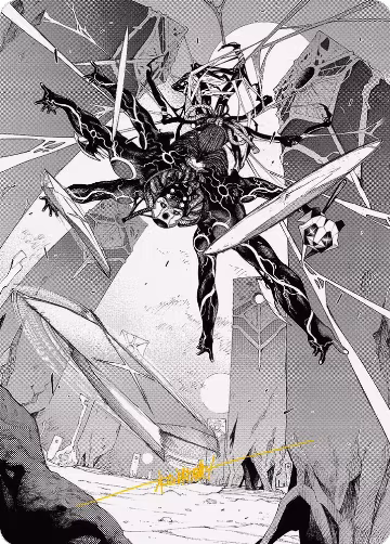 Kaito, Dancing Shadow Art Card (78/81) (Gold-Stamped Signature) (78), Art Series: Phyrexia: All Will Be One — Magic card price