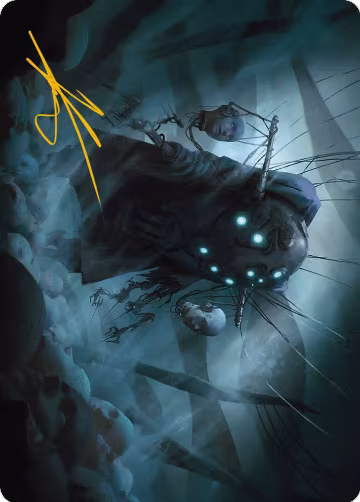 Meldweb Curator Art Card (Gold-Stamped Signature) (16), Art Series: Phyrexia: All Will Be One — Magic card price