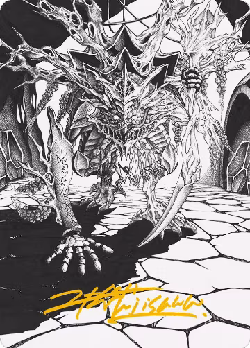 Thrun, Breaker of Silence Art Card (Gold-Stamped Signature) (76), Art Series: Phyrexia: All Will Be One — Magic card price