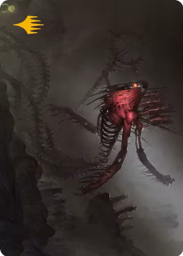 Drivnod, Carnage Dominus Art Card (Gold-Stamped Signature) (20), Art Series: Phyrexia: All Will Be One — Magic card price