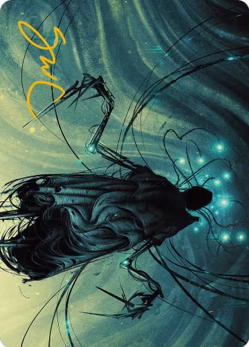 Ichor Synthesizer Art Card (Gold-Stamped Signature) (14), Art Series: Phyrexia: All Will Be One — Magic card price