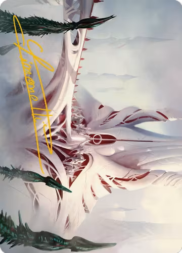 The Fair Basilica Art Card (Gold-Stamped Signature) (59), Art Series: Phyrexia: All Will Be One — Magic card price