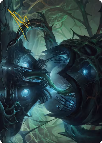 Expand the Sphere Art Card (Gold-Stamped Signature) (38), Art Series: Phyrexia: All Will Be One — Magic card price