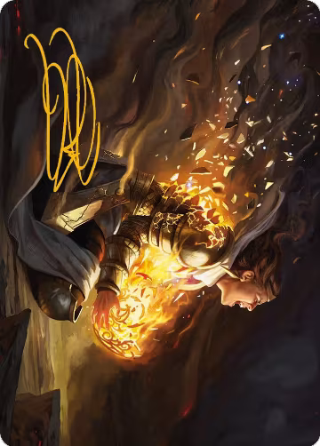 Vanish into Eternity Art Card (Gold-Stamped Signature) (10), Art Series: Phyrexia: All Will Be One — Magic card price