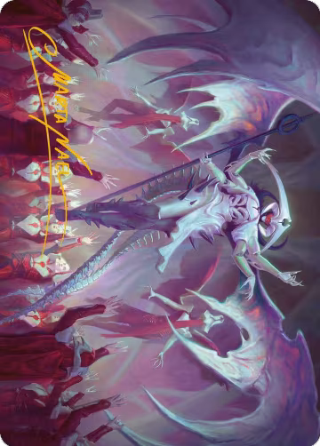 Atraxa, Grand Unifier Art Card (45/81) (Gold-Stamped Signature) (45), Art Series: Phyrexia: All Will Be One — Magic card price